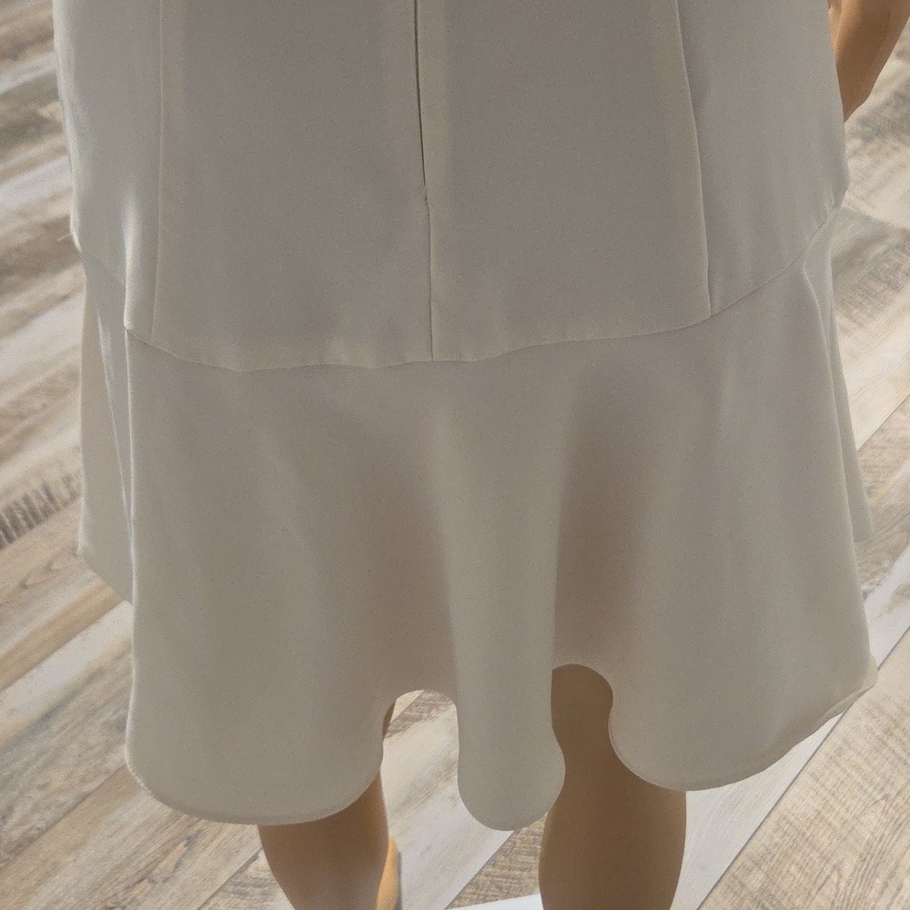 Amanda Uprichard White Flared Mini Dress - Picture 6 of 8